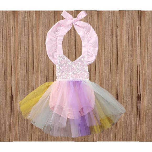 Elmo Romper Sunsuit Cookie Jumpsuit Abby Romper Sesame Street Dress Birthday - Picture 7 of 12